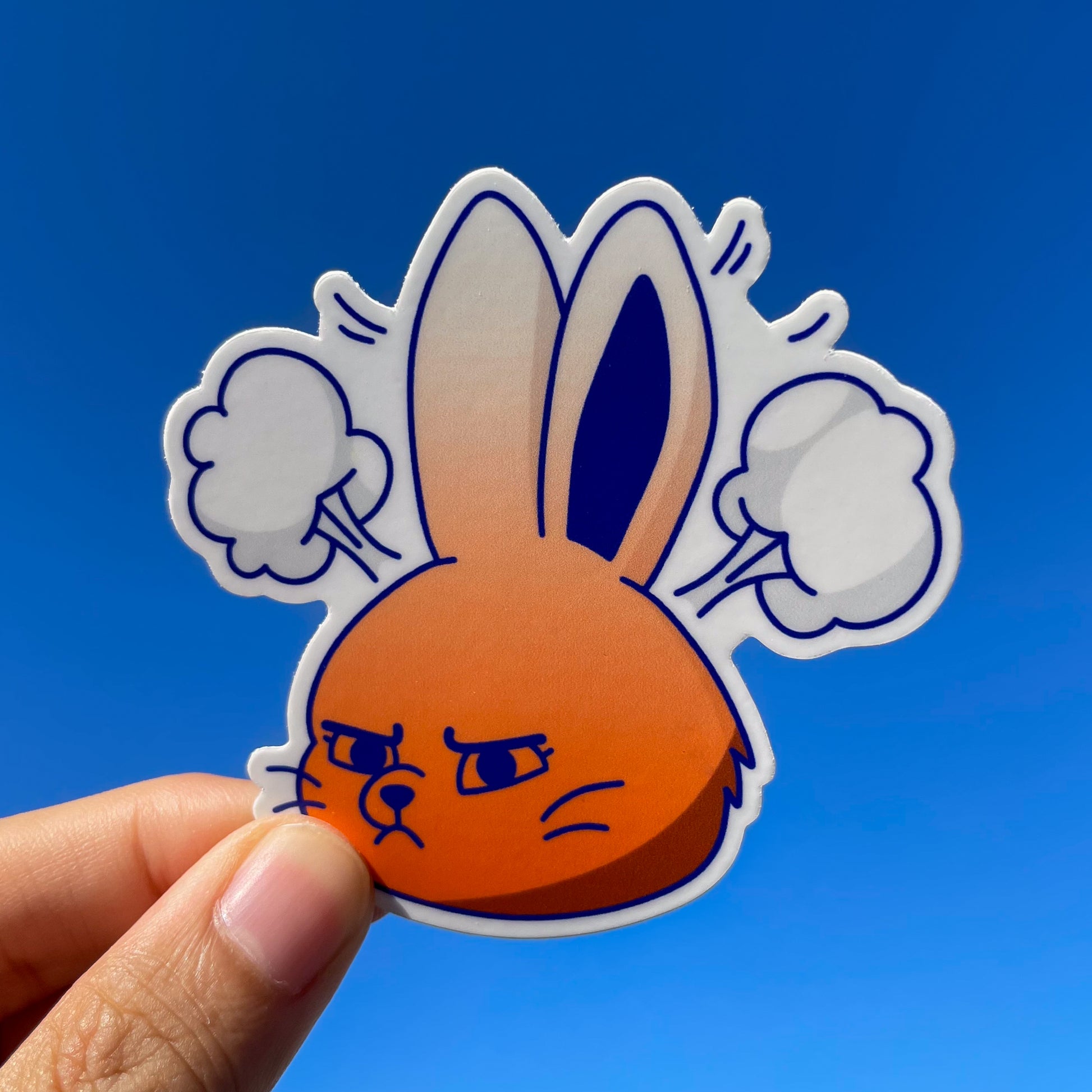 WATERPROOF - NEWJEANS Bunny Logo Vinyl Sticker Decal