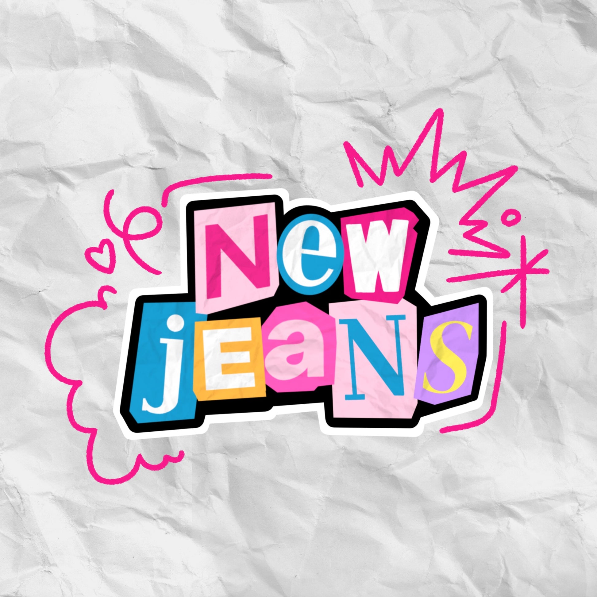 [neeniestudios] New Jeans Sticker Sheet